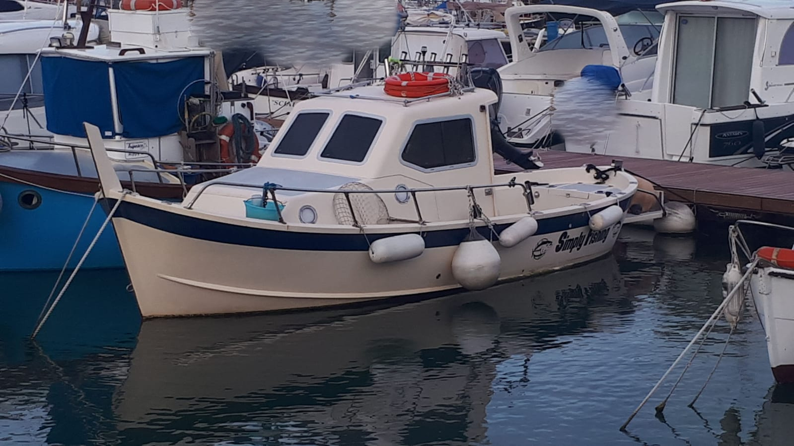 gozzo calcagno marlin 2068 vm boat barco bateaux livorno boats pilotina fishing fisherman natante liguria